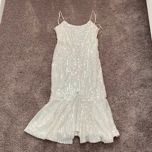 Red Dress Boutique White Sequin Dress
